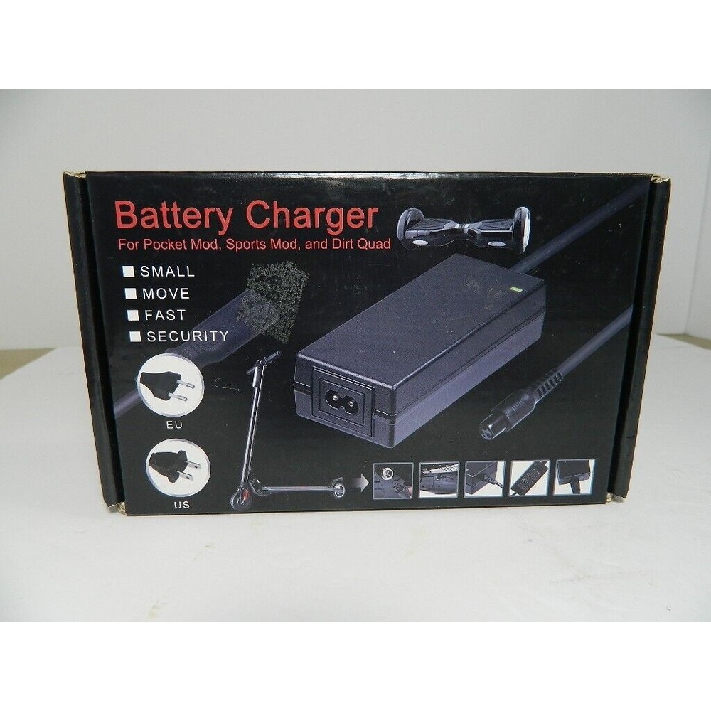 42V 2A Power Adapter/Battery Charger for Pocket Mod, Sports Mod, Dirt Quad